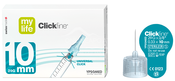 mylife Clickfine 29G 0,33 x 10 mm Pen-Nadeln