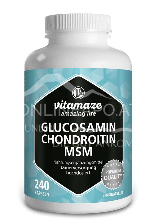 Vitamaze Glucosamin + Chondroitin + MSM Kapseln