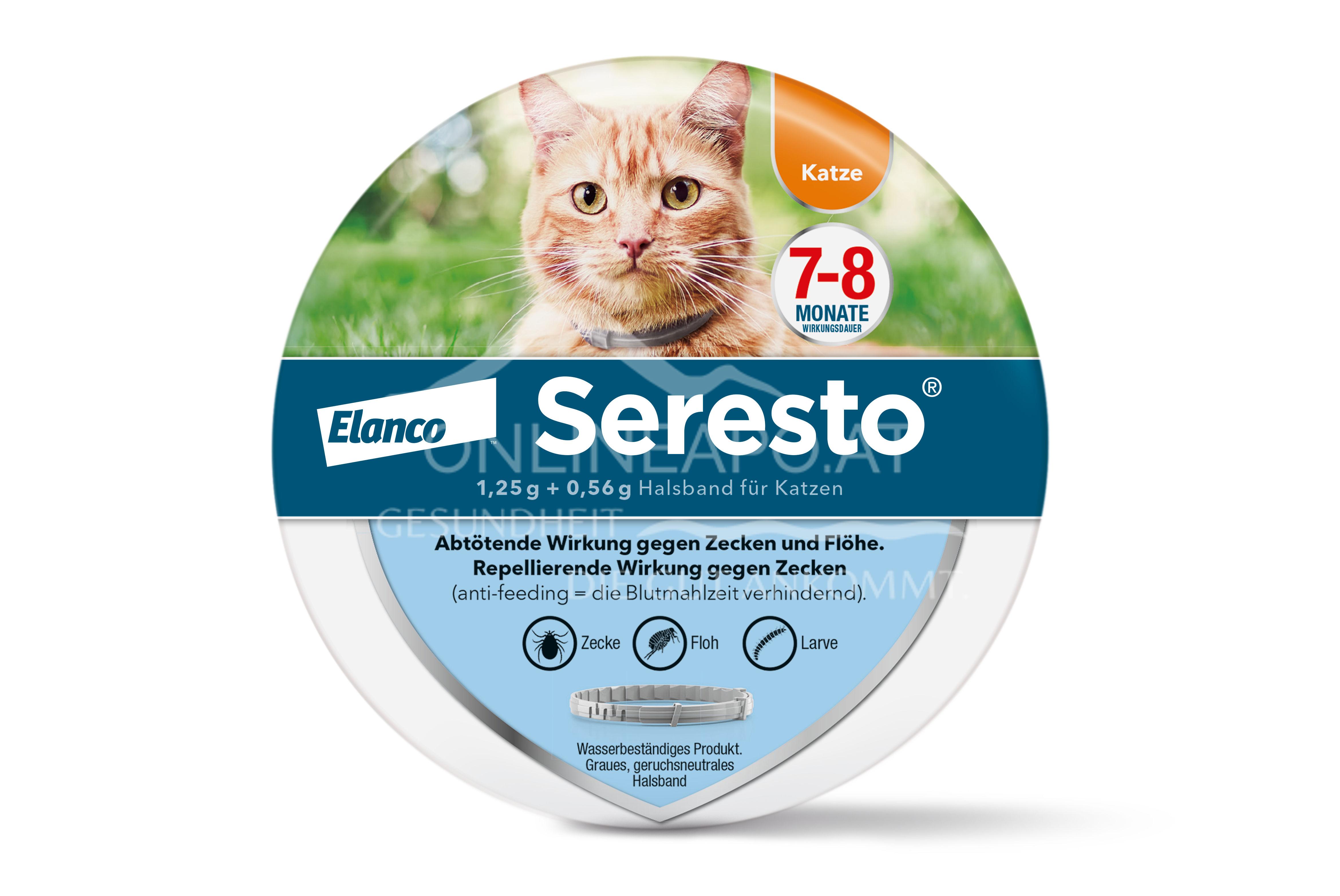 Seresto® 1,25 g + 0,56 g Halsband für Katzen