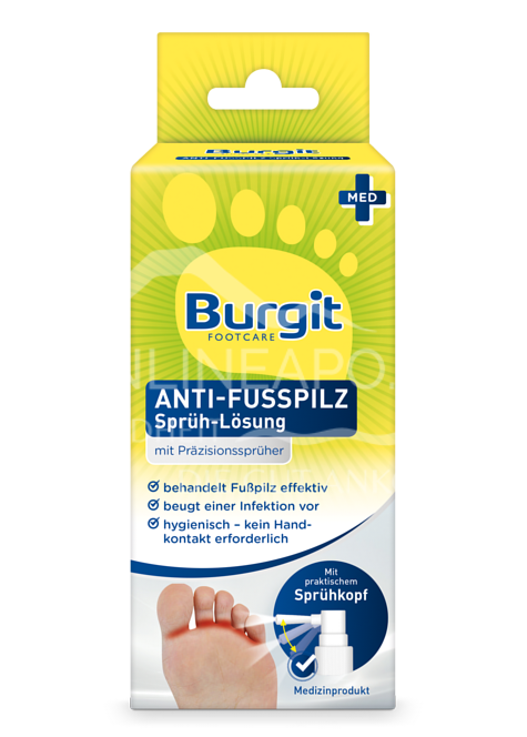 Burgit Footcare Anti-Fußpilz Sprüh-Lösung