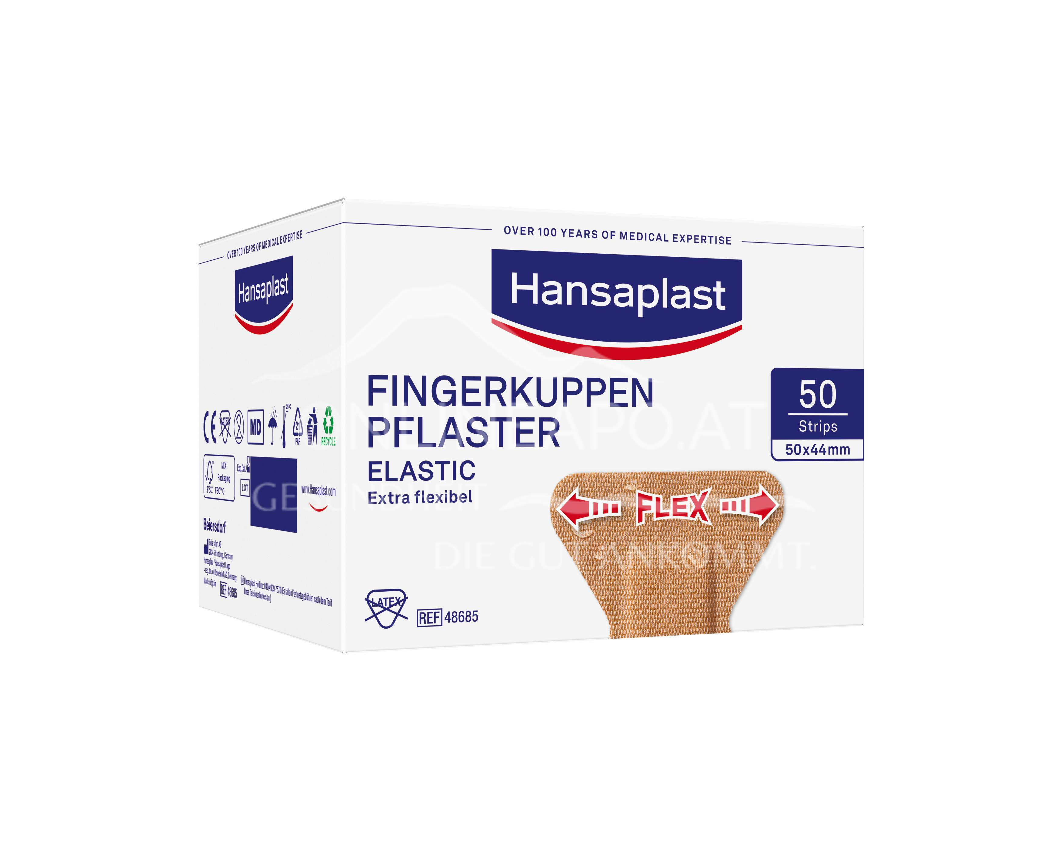 Hansaplast Elastic Großpackung 5 x 4,4cm Fingerkuppenpflaster