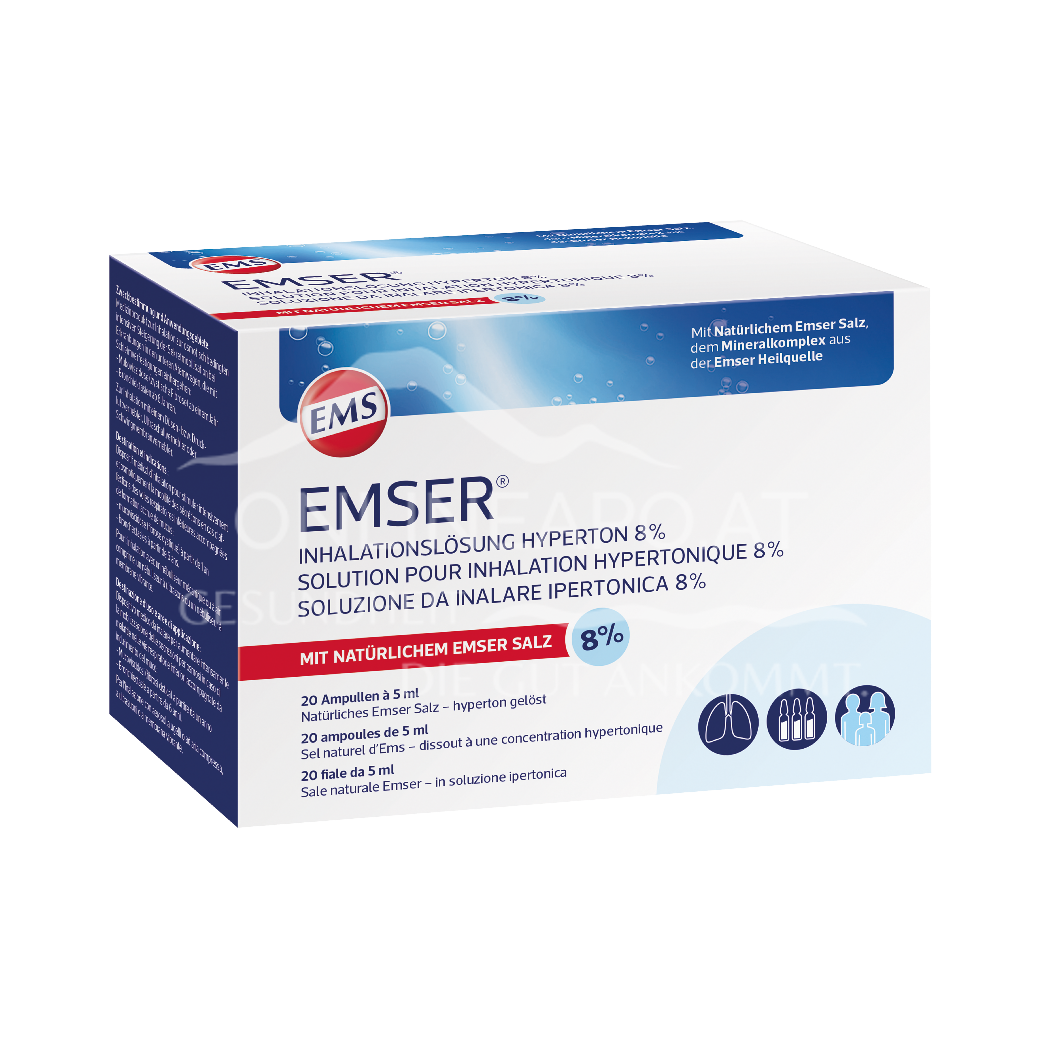 Emser® Inhalationslösung hyperton 8% Ampullen