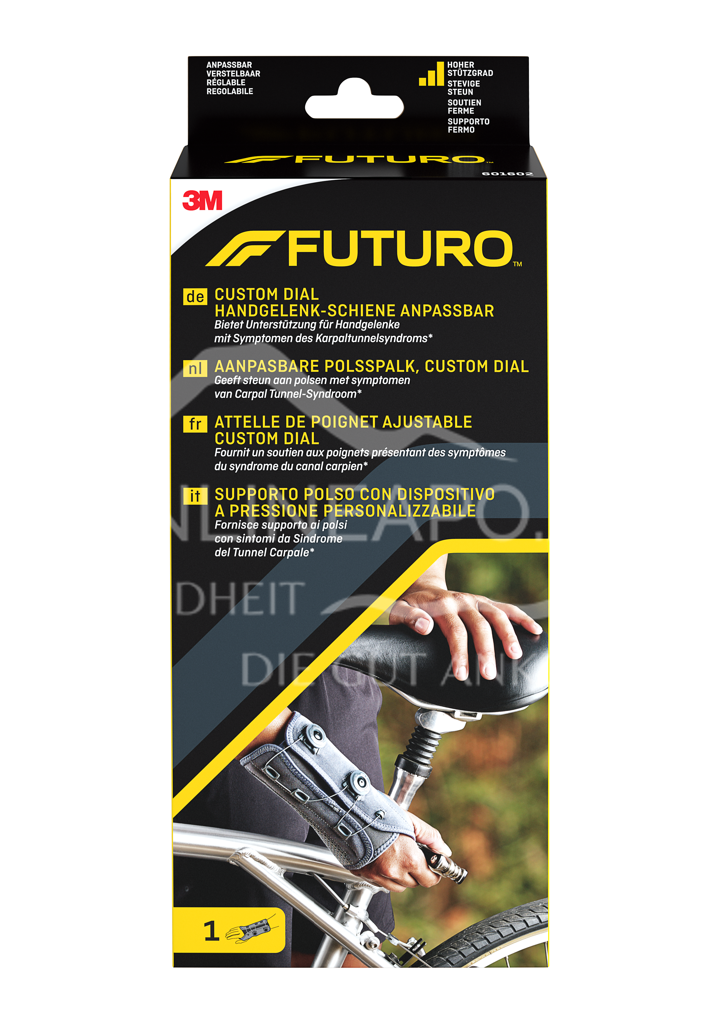 Futuro Custom Dial Handgelenk-Schiene, anpassbar