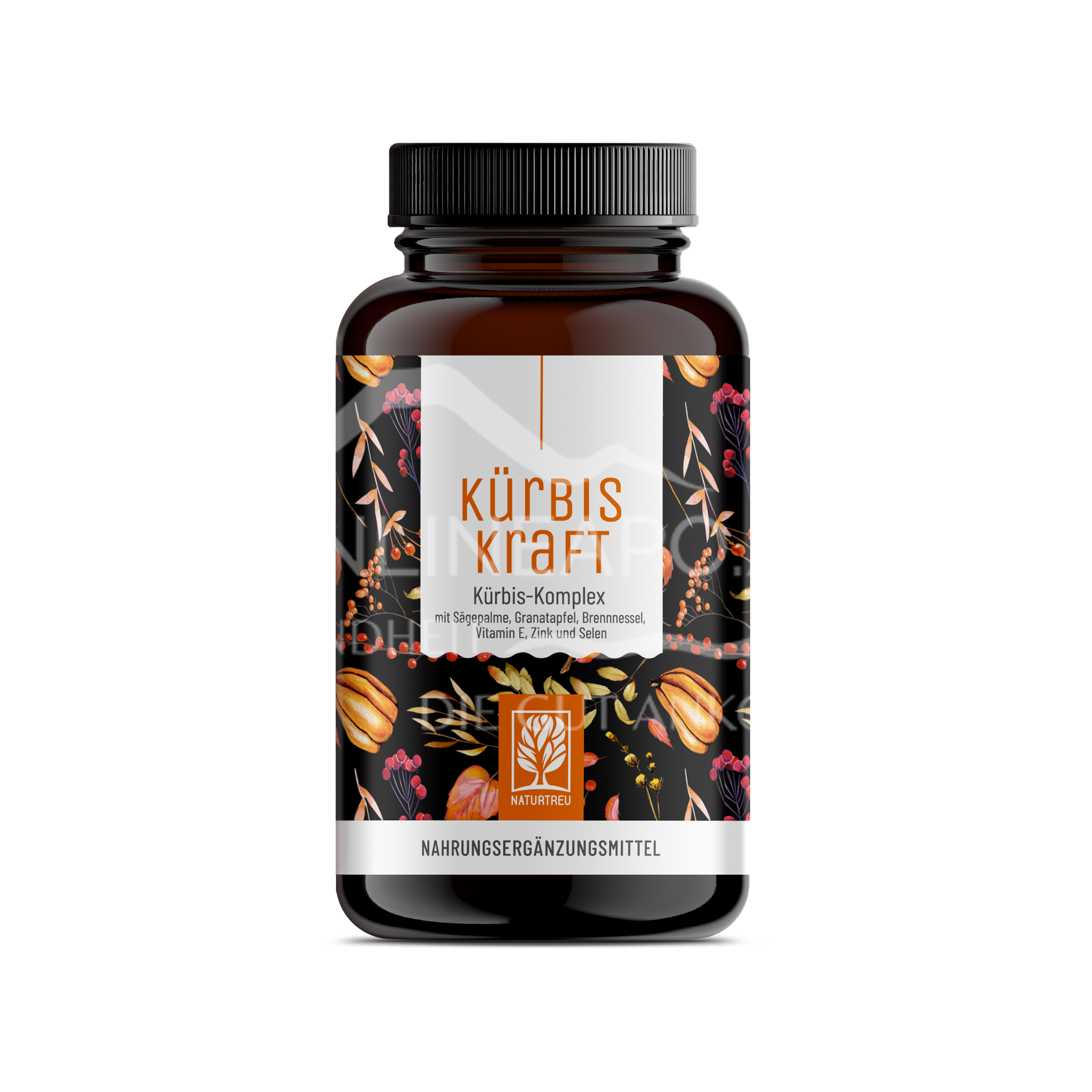 Naturtreu Kürbiskraft Kürbis-Komplex Kapseln