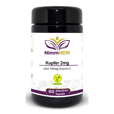 NimmNEM Kupfer 2 mg plus 100 mg Vitamin C Kapseln