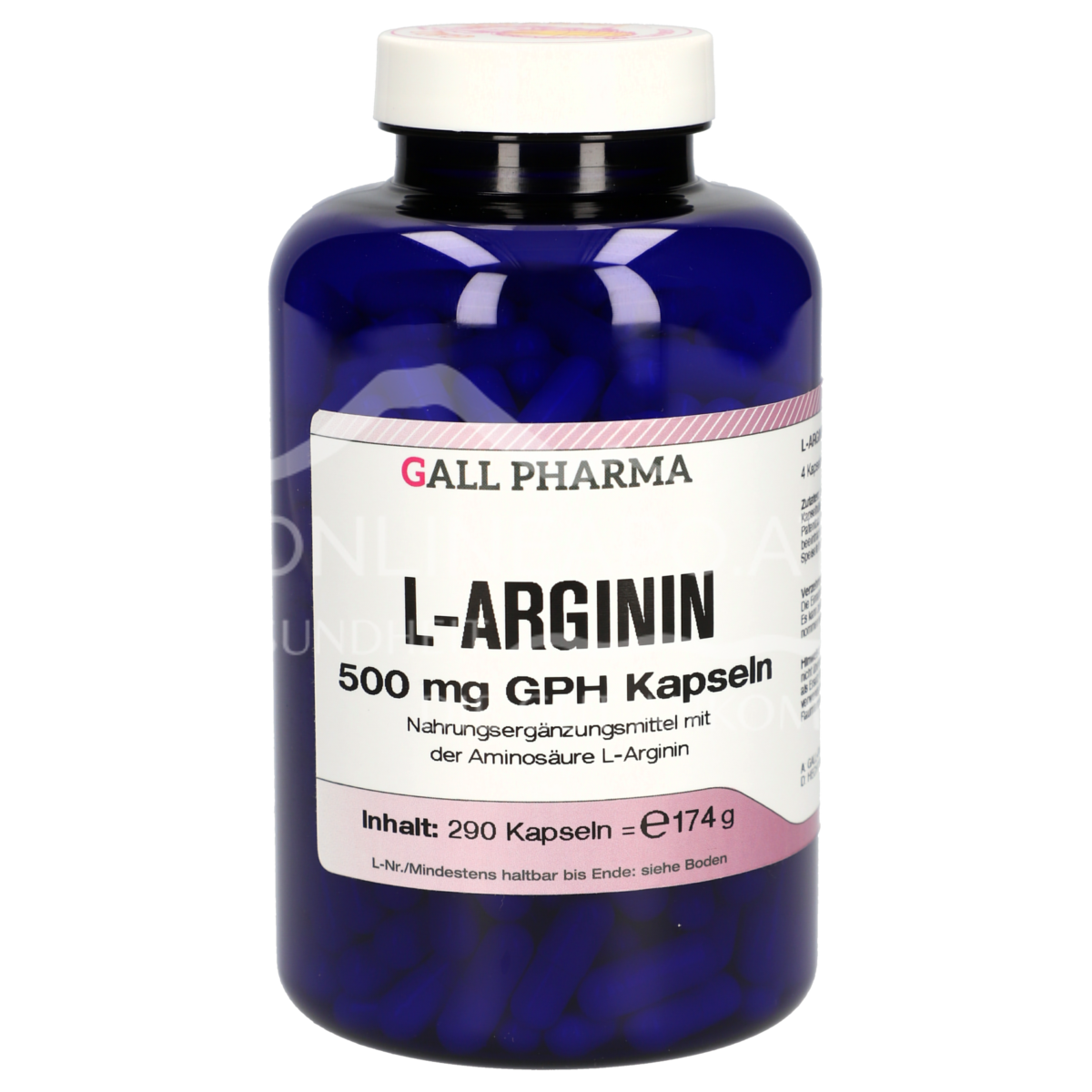 Gall Pharma L-Arginin 500 mg Kapseln