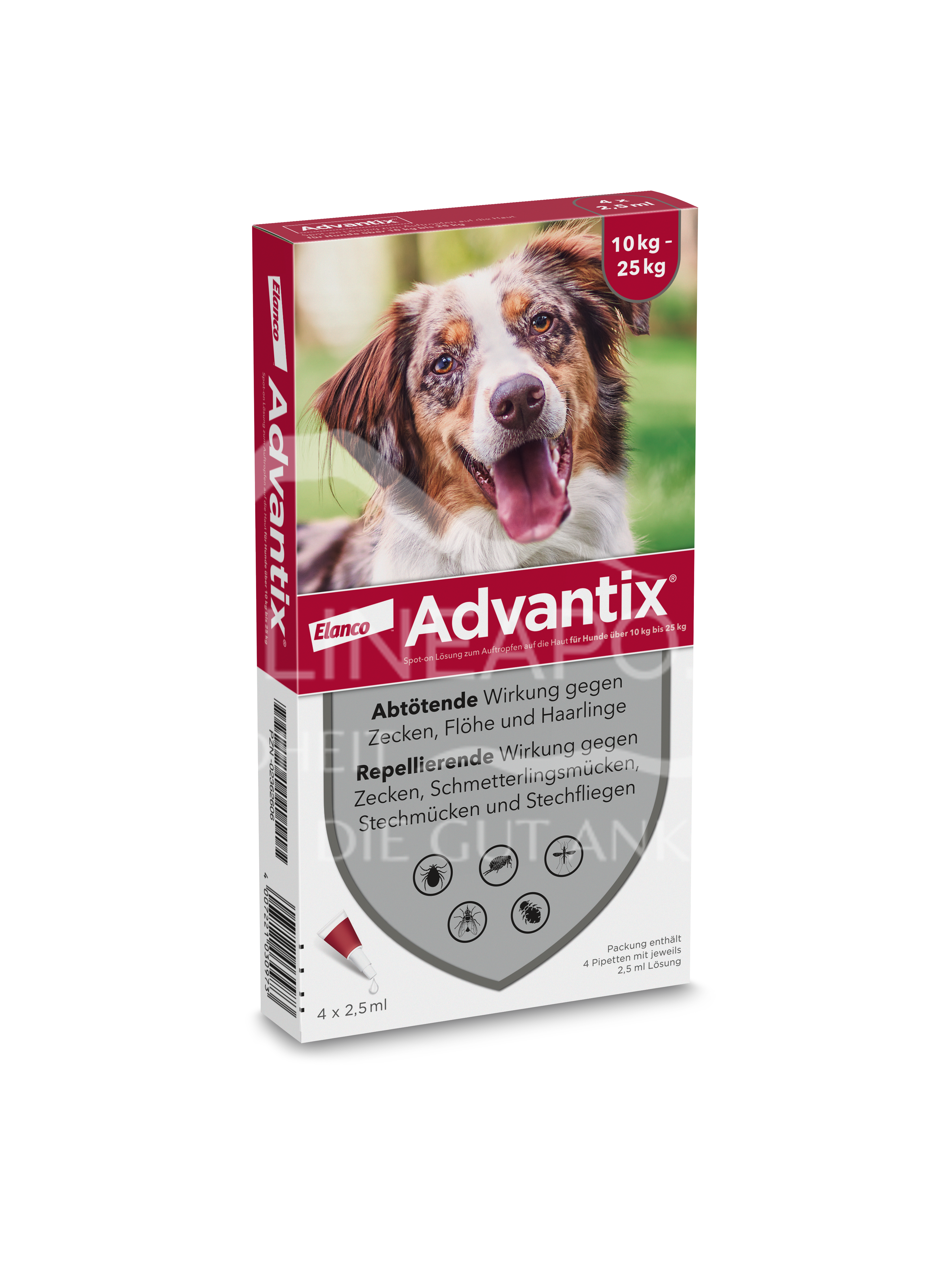 Advantix Spot-on Lösung zum Auftropfen auf die Haut für Hunde über 10 kg bis 25 kg