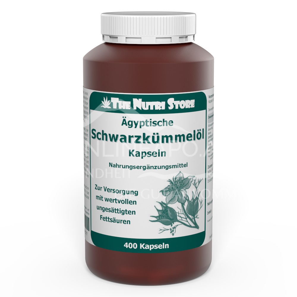 The Nutri Store Ägyptische Schwarzkümmelöl 500 mg Kapseln