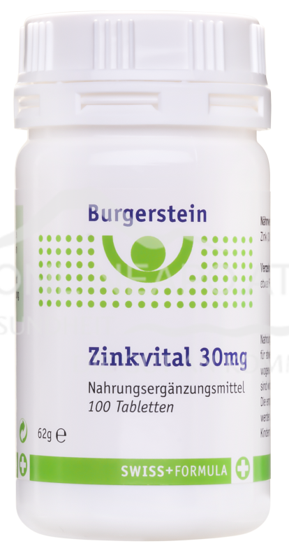 Burgerstein Zinkvital 30 mg Tabletten