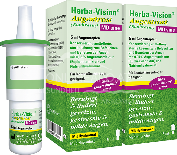 Herba-Vision® Augentrost MD sine Augentropfen