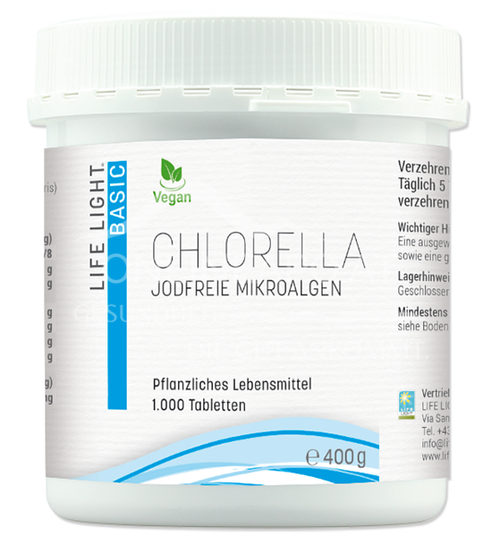 Life Light Basic Chlorella Mikroalgen Tabletten