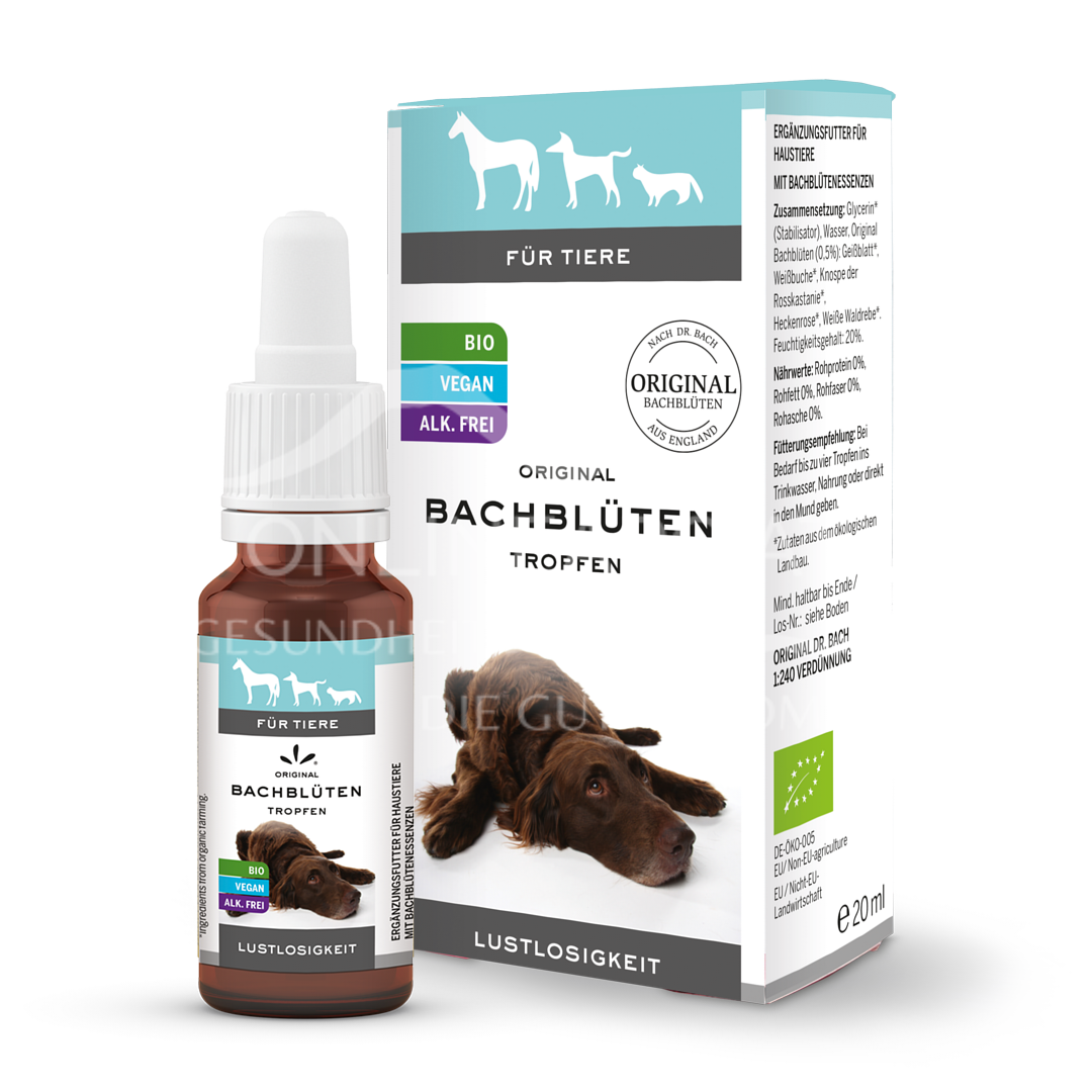Lemon Pharma Bio Bachblüten Tiertropfen „Lustlosigkeit"