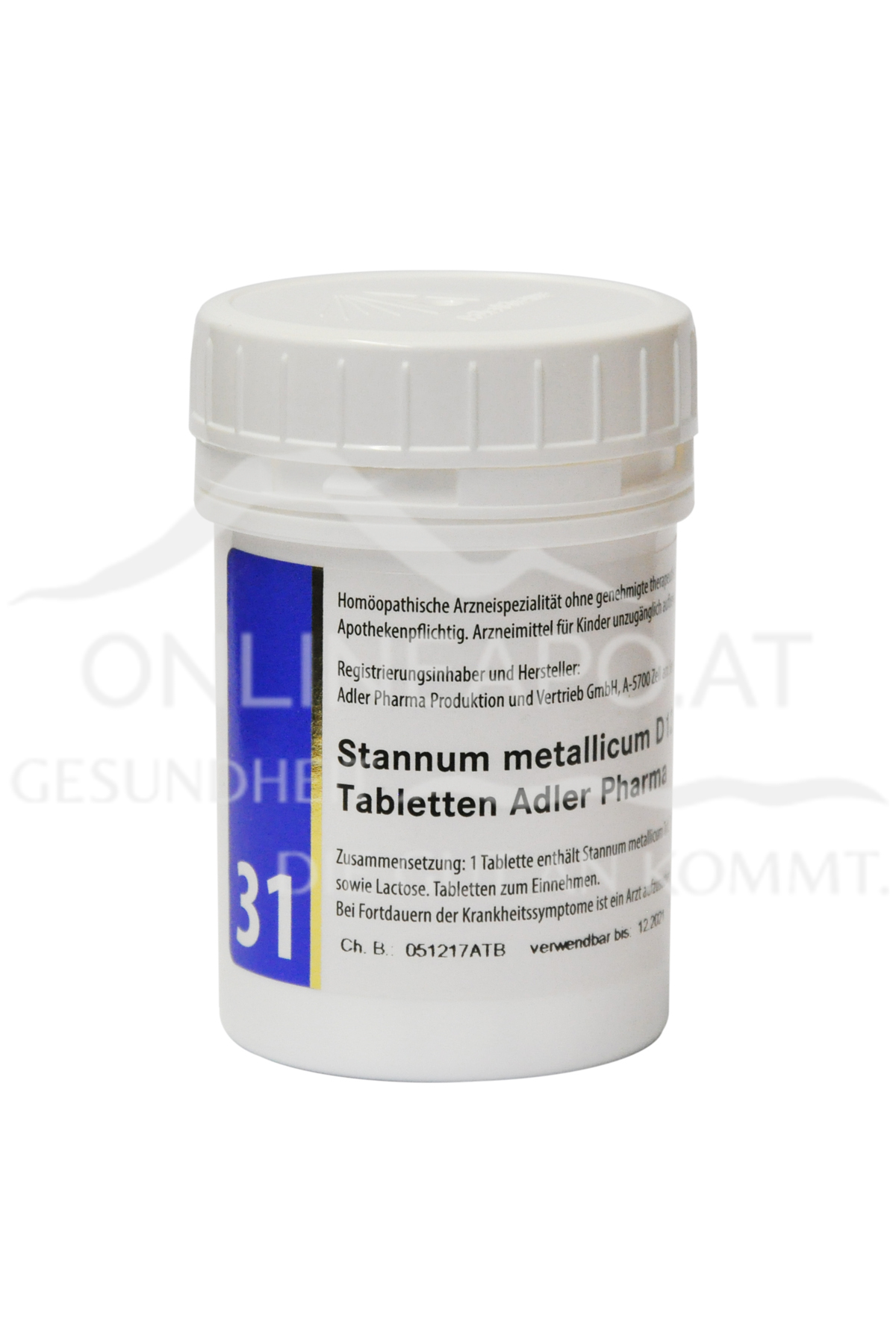 Schüßler Salz Adler Nr. 31 Stannum metallicum D12