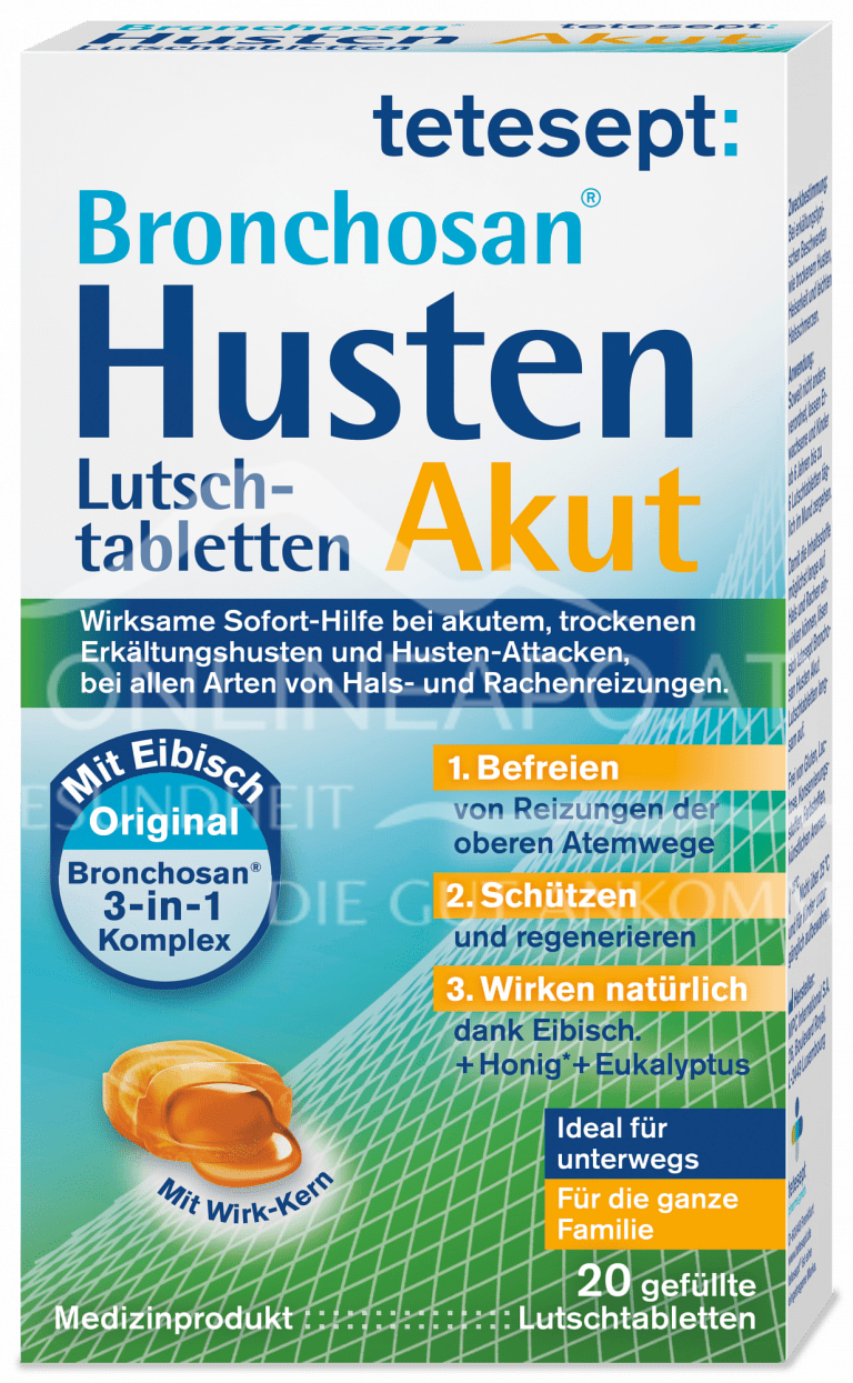 tetesept Bronchosan Husten Akut Lutschtabletten