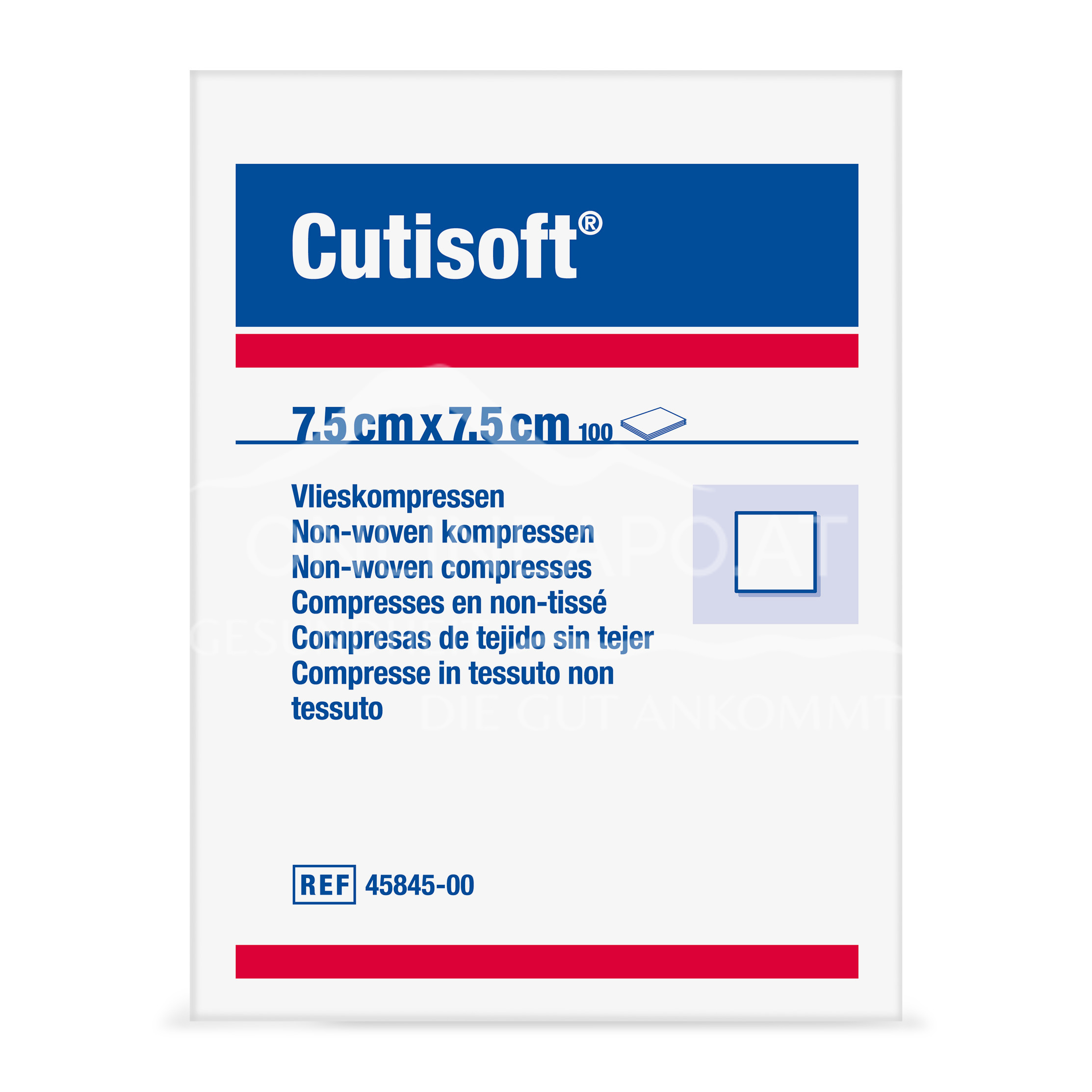 Cutisoft® Vlieskompressen steril 7,5 x 7,5 cm