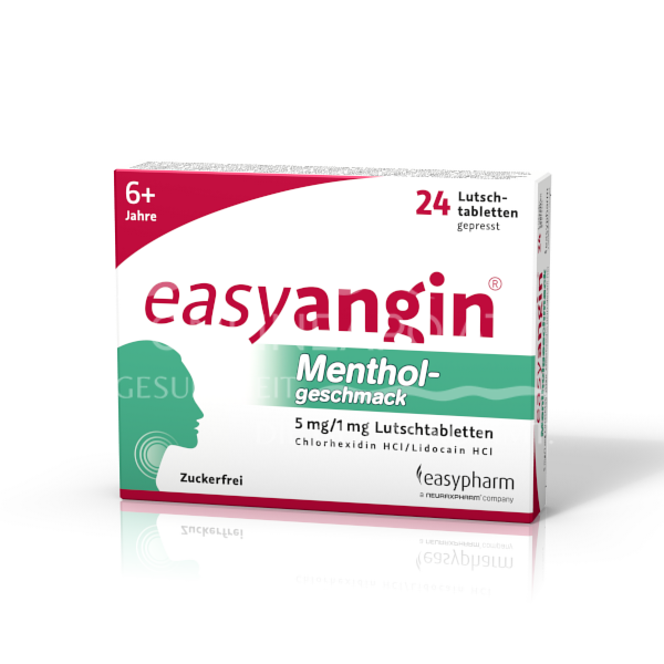 easyangin® Mentholgeschmack 5mg/1mg Lutschtabletten
