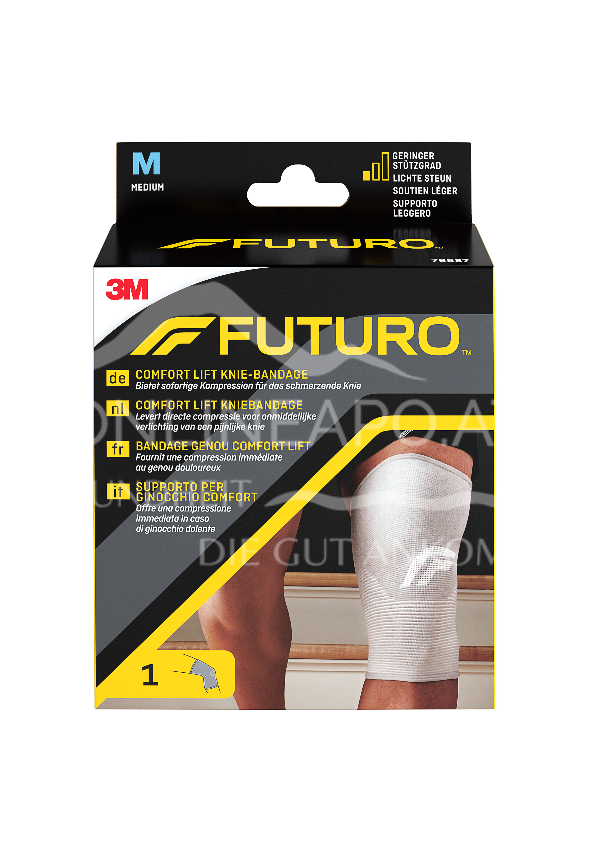 3M FUTURO™ Comfort Lift Knie-Bandage 76587, Größe M