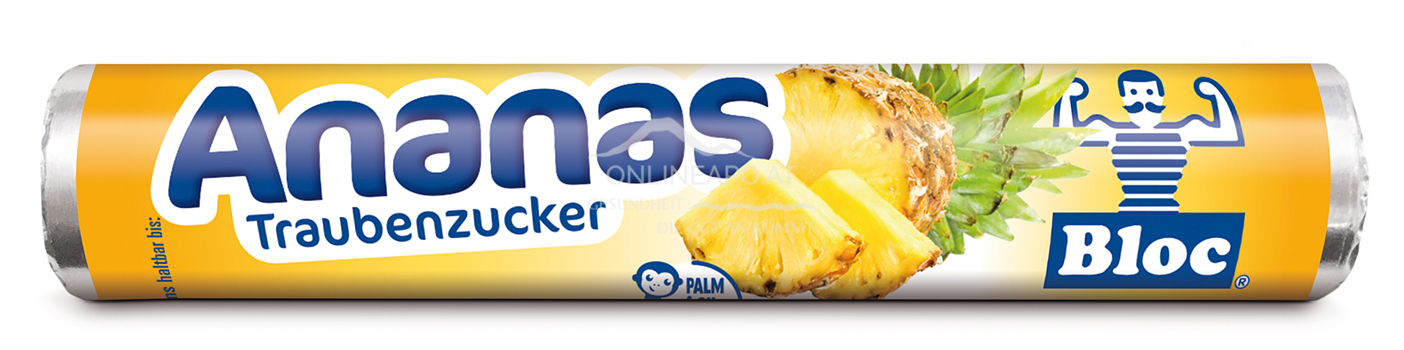 Bloc® Traubenzucker Rolle Ananas