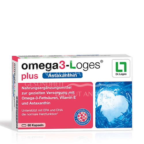 omega3-Loges® plus Astaxanthin Kapseln