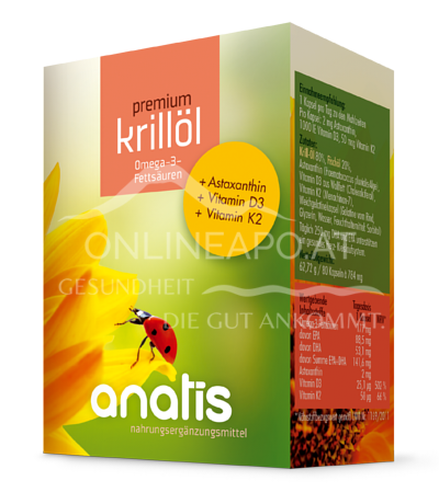 anatis Krillöl +Vit D3+Vit K2 Kapseln