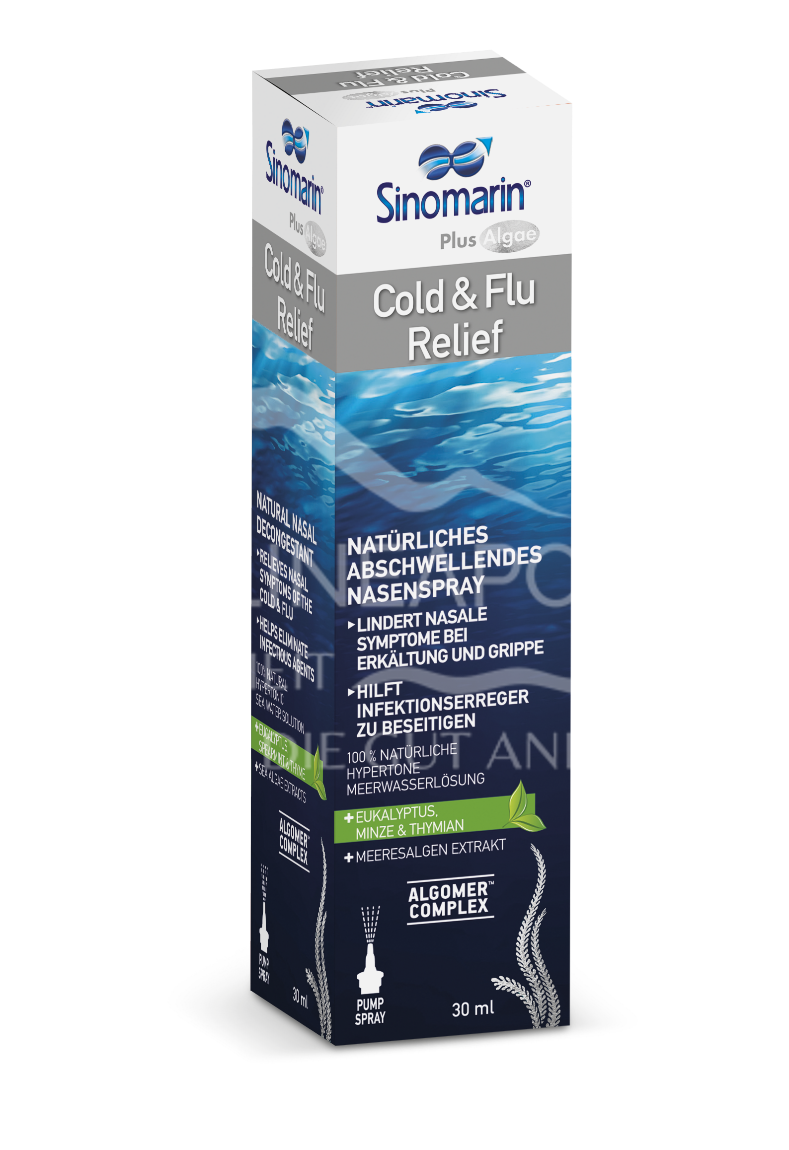 Sinomarin Cold & Flu Relief + Alge Nasenspray