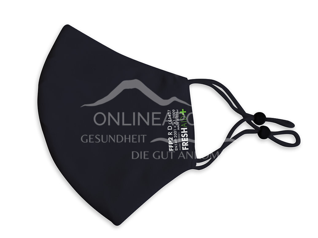 Fresh Aid+ FFP2 RD Komfortmaske schwarz