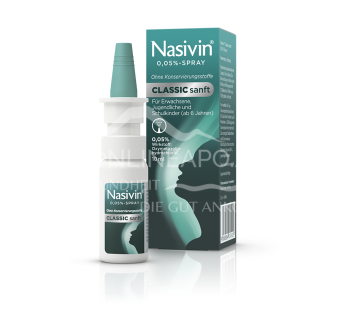 Nasivin Classic sanft 0,05 % Nasenspray