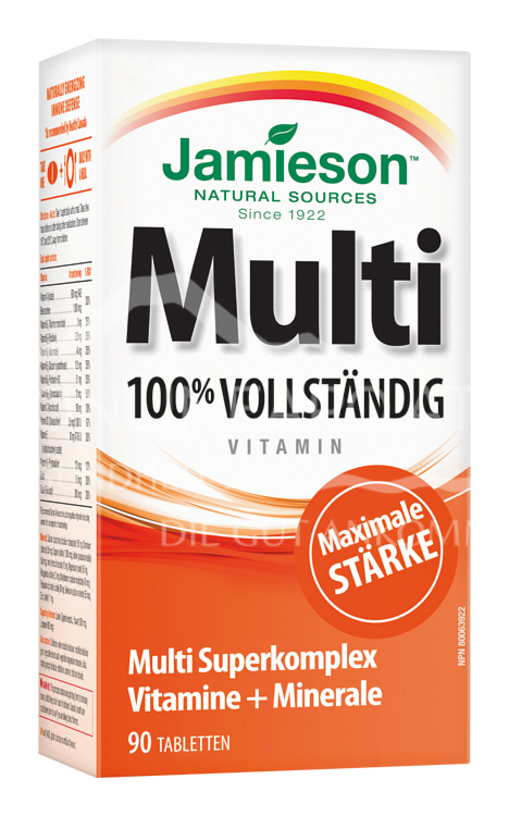 Jamieson Multi 100% Vollständig 90 Tabletten