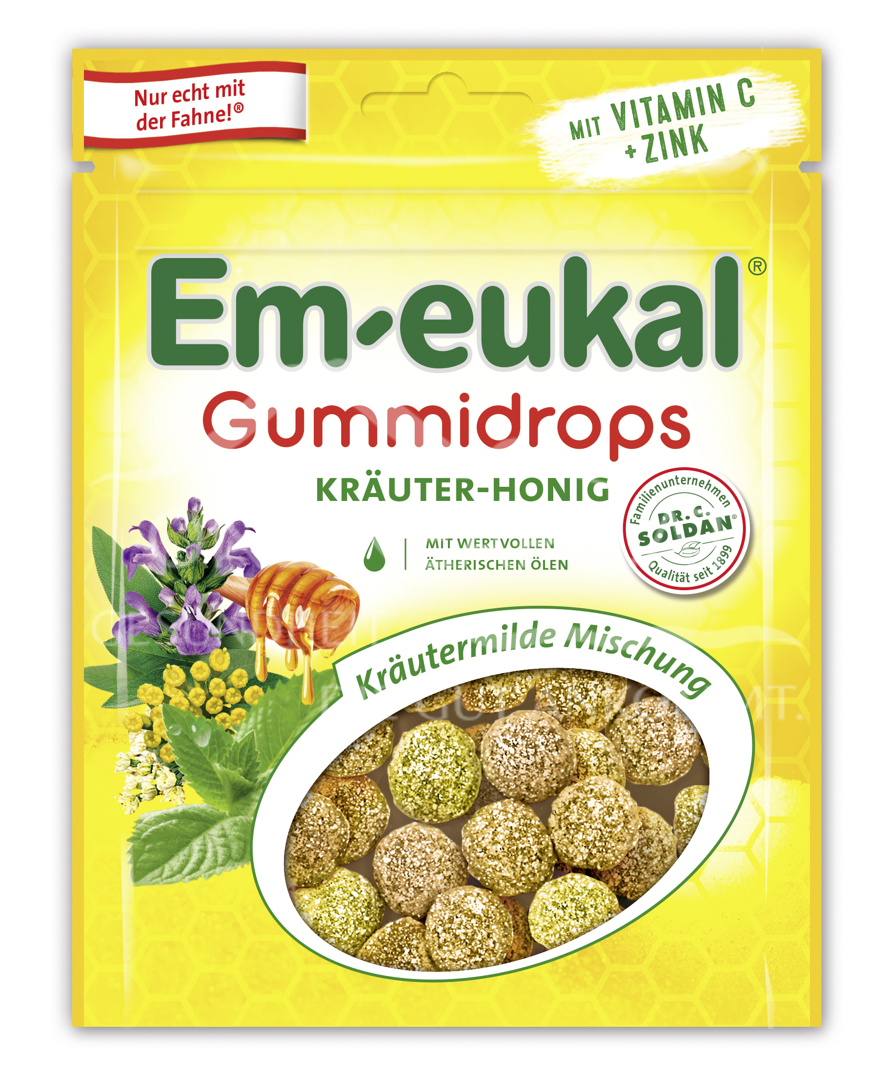Em-eukal Gummidrops Kräuter-Honig Mischung