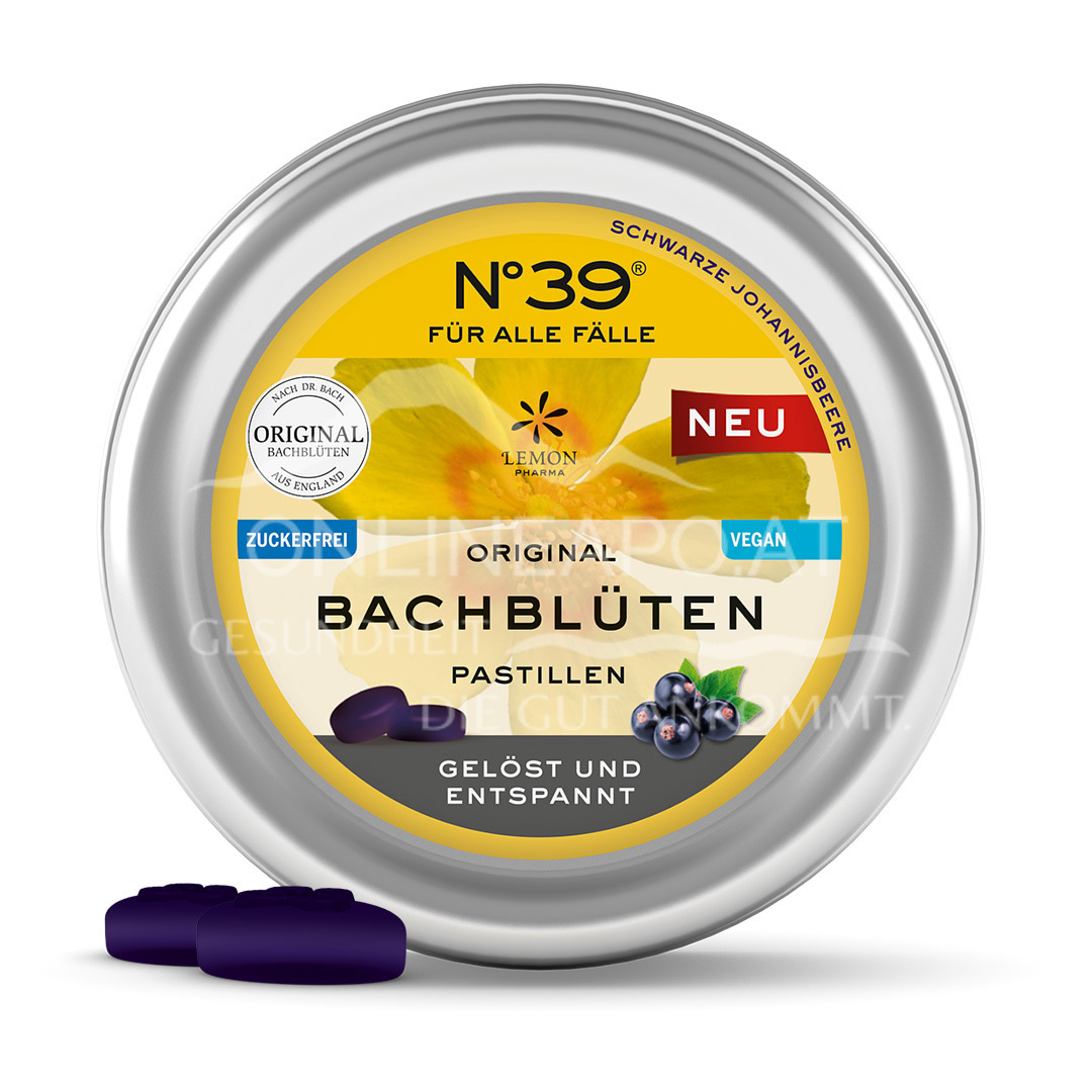 Lemon Pharma N°39 Bachblüten Bio-Pastillen Schwarze Johannisbeere