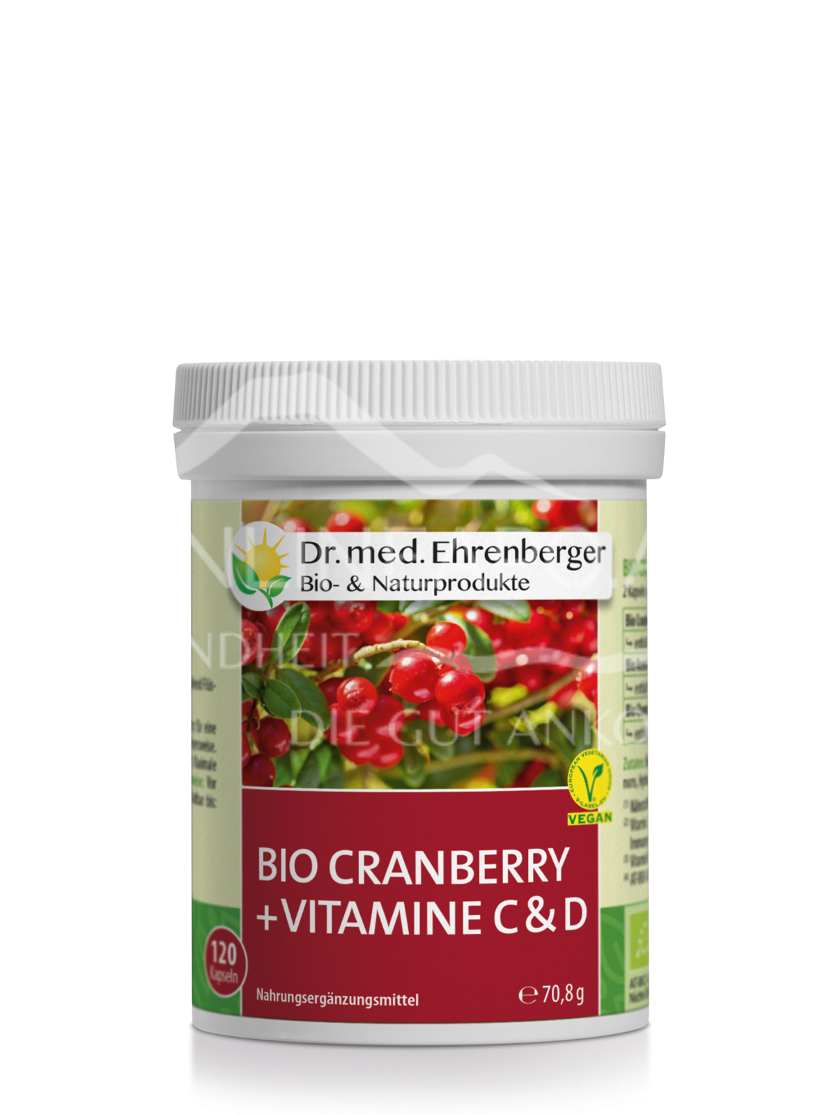 Dr. Ehrenberger Bio Cranberry + Vitamine C & D Kapseln