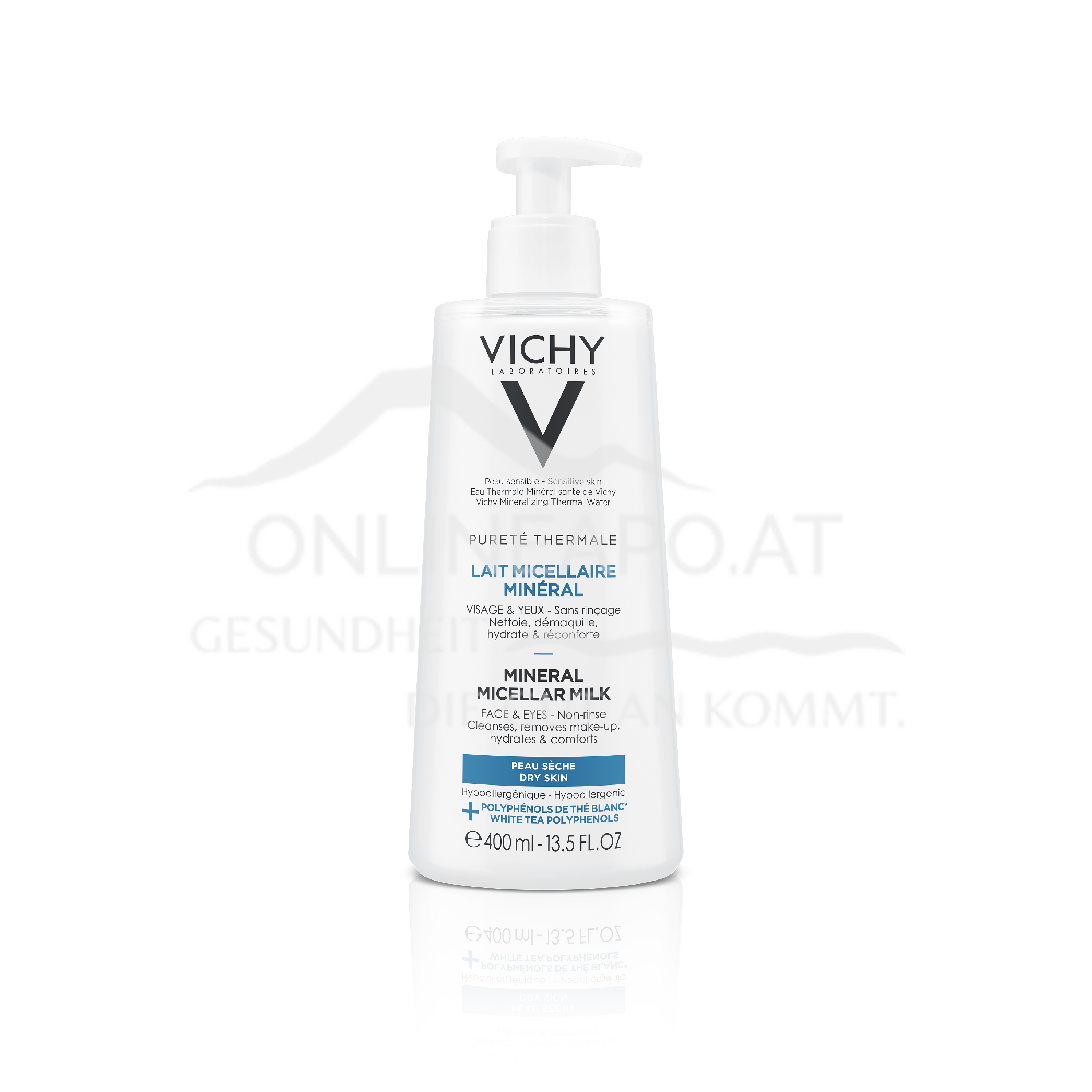 VICHY Pureté Thermale Mineral Mizellenmilch Trockene Haut