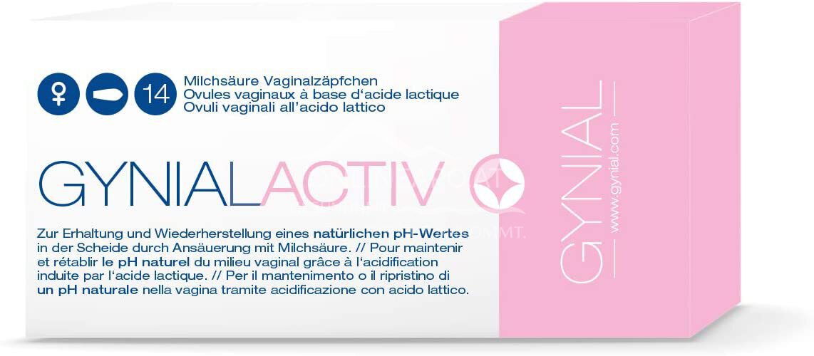 GynialActiv Milchsäure Vaginalzäpfchen
