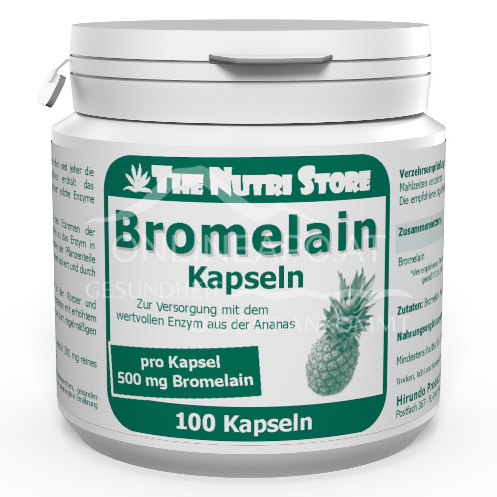 The Nutri Store Bromelain 500 mg vegan Kapseln
