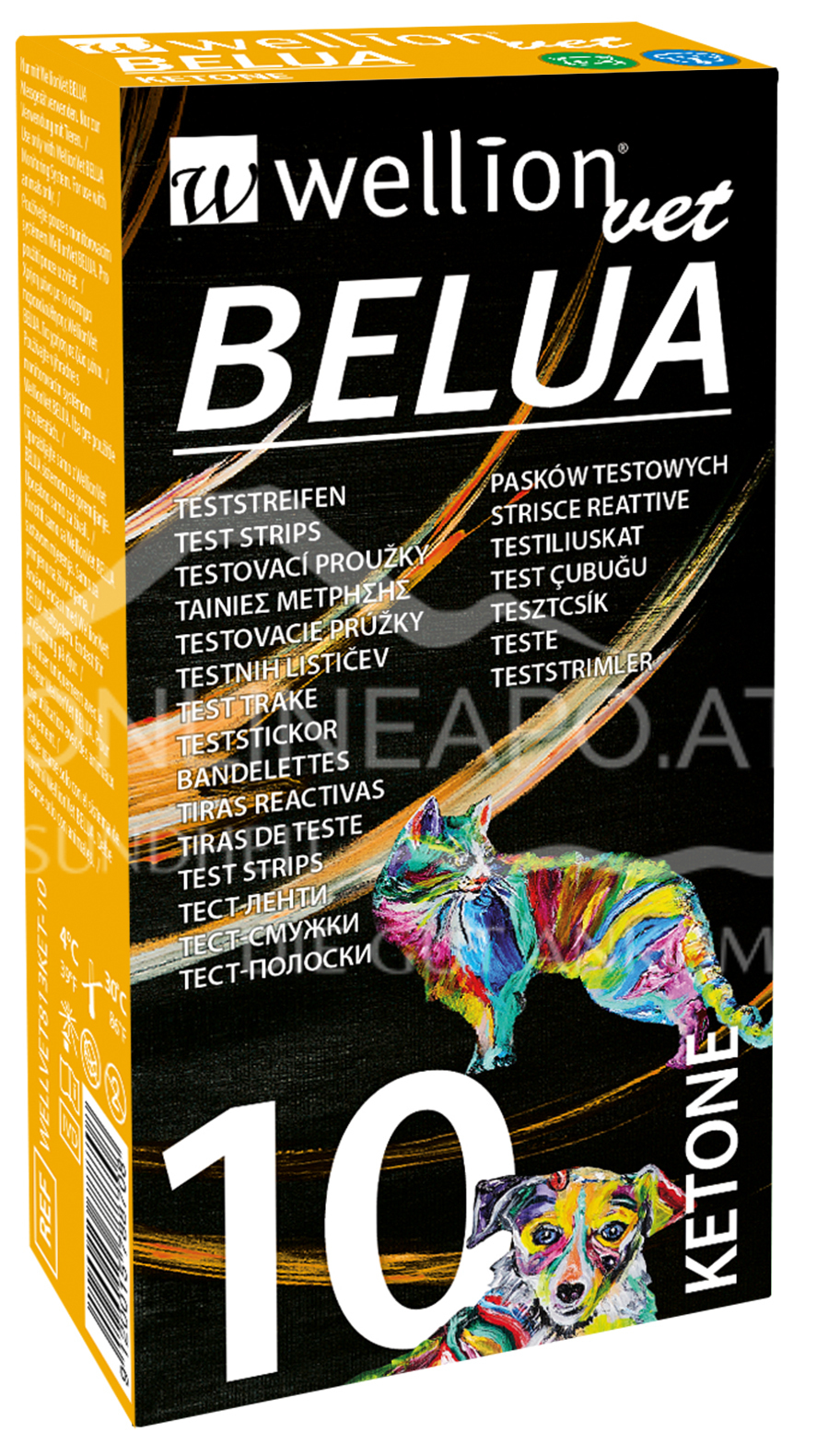 WellionVet® BELUA Ketonteststreifen Hunde/Katzen