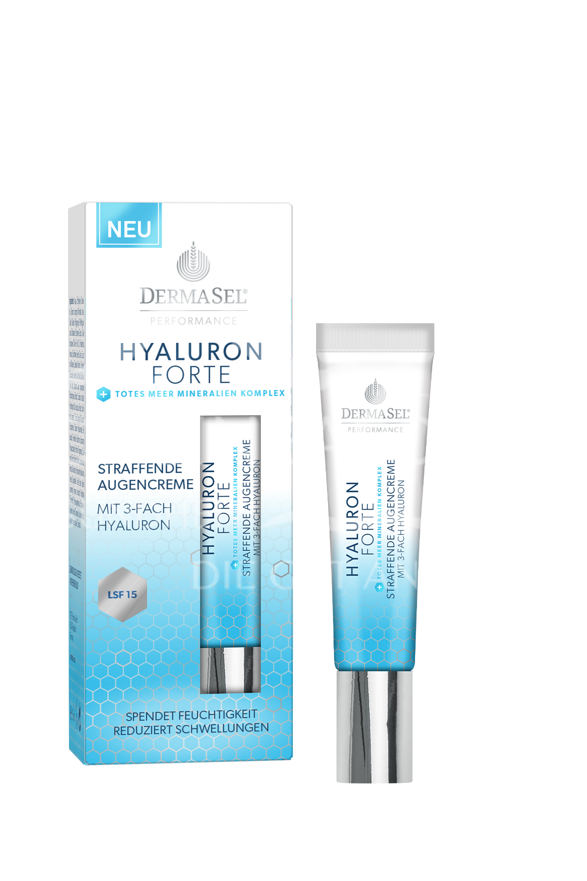 Dermasel Hyaluron Forte straffende Augencreme