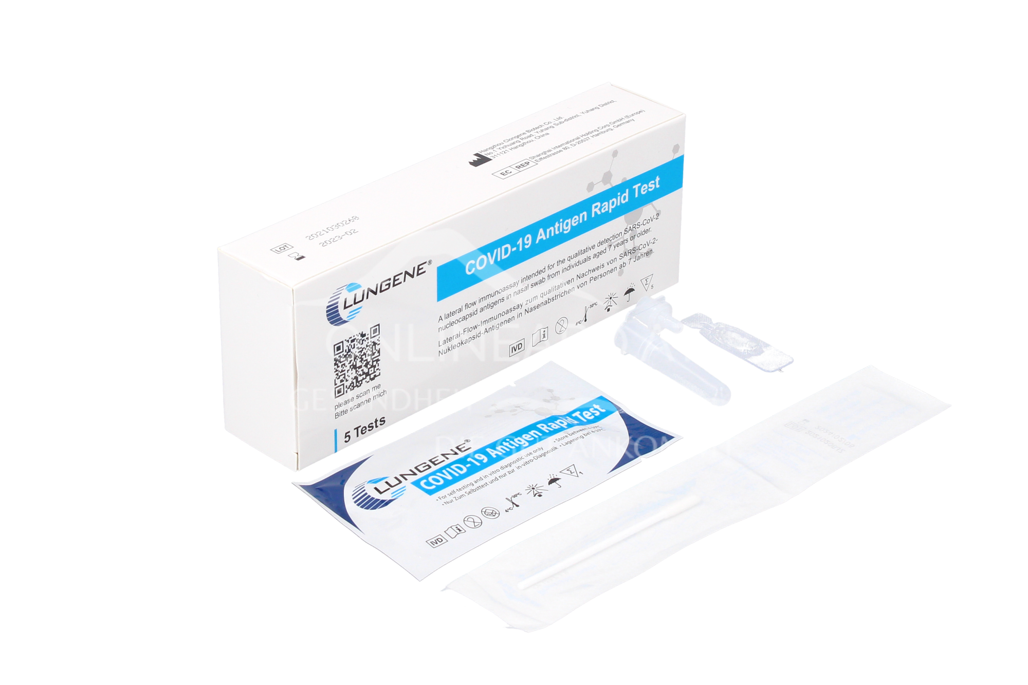 Clungene COVID-19 Antigen Laien Rapid Schnelltest
