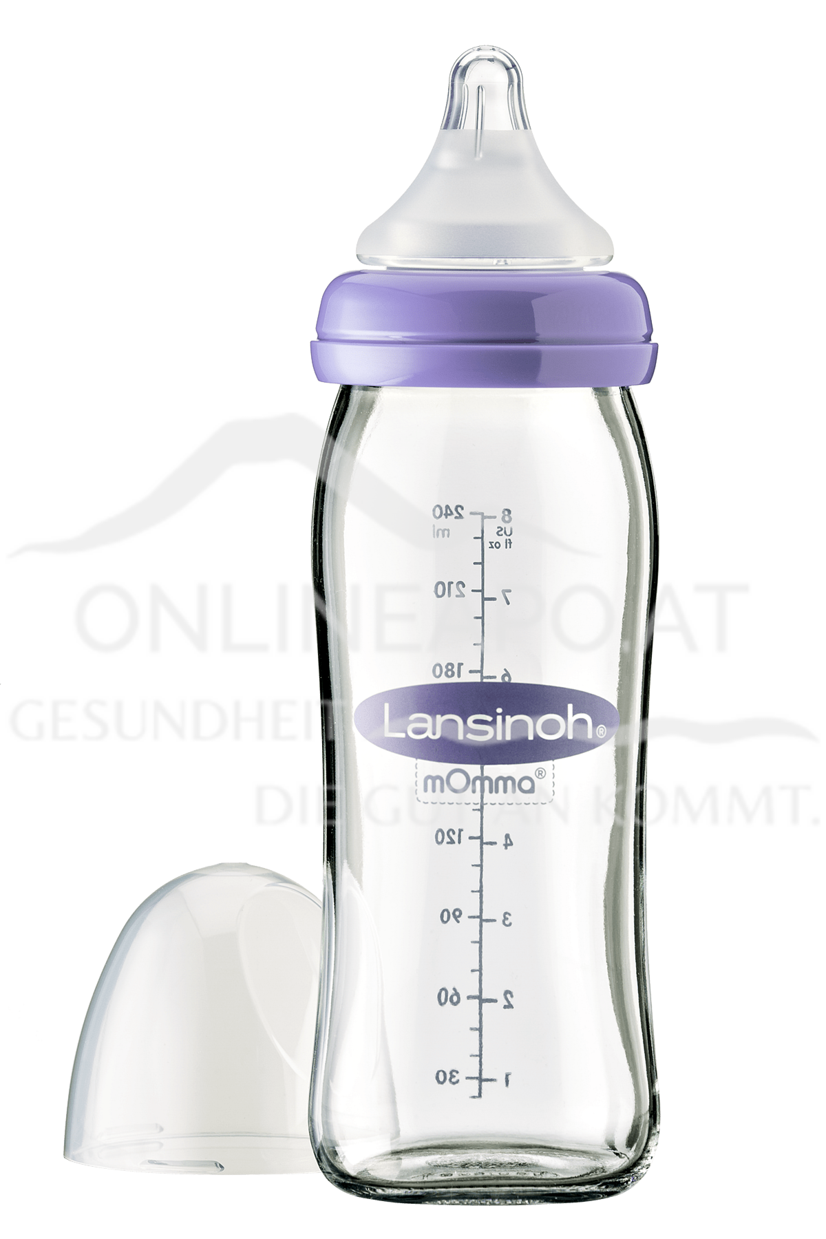 Lansinoh® Weithalsflasche Glas 240ml