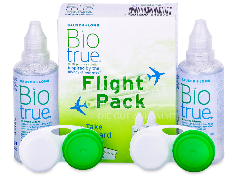 Biotrue All-in-one Lösung Flight Pack 2 x 60 ml