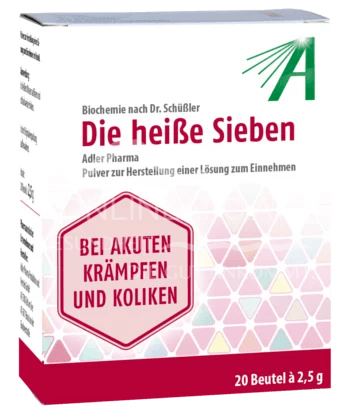 Adler Pharma Schüssler Salze die heiße 7 Sachets