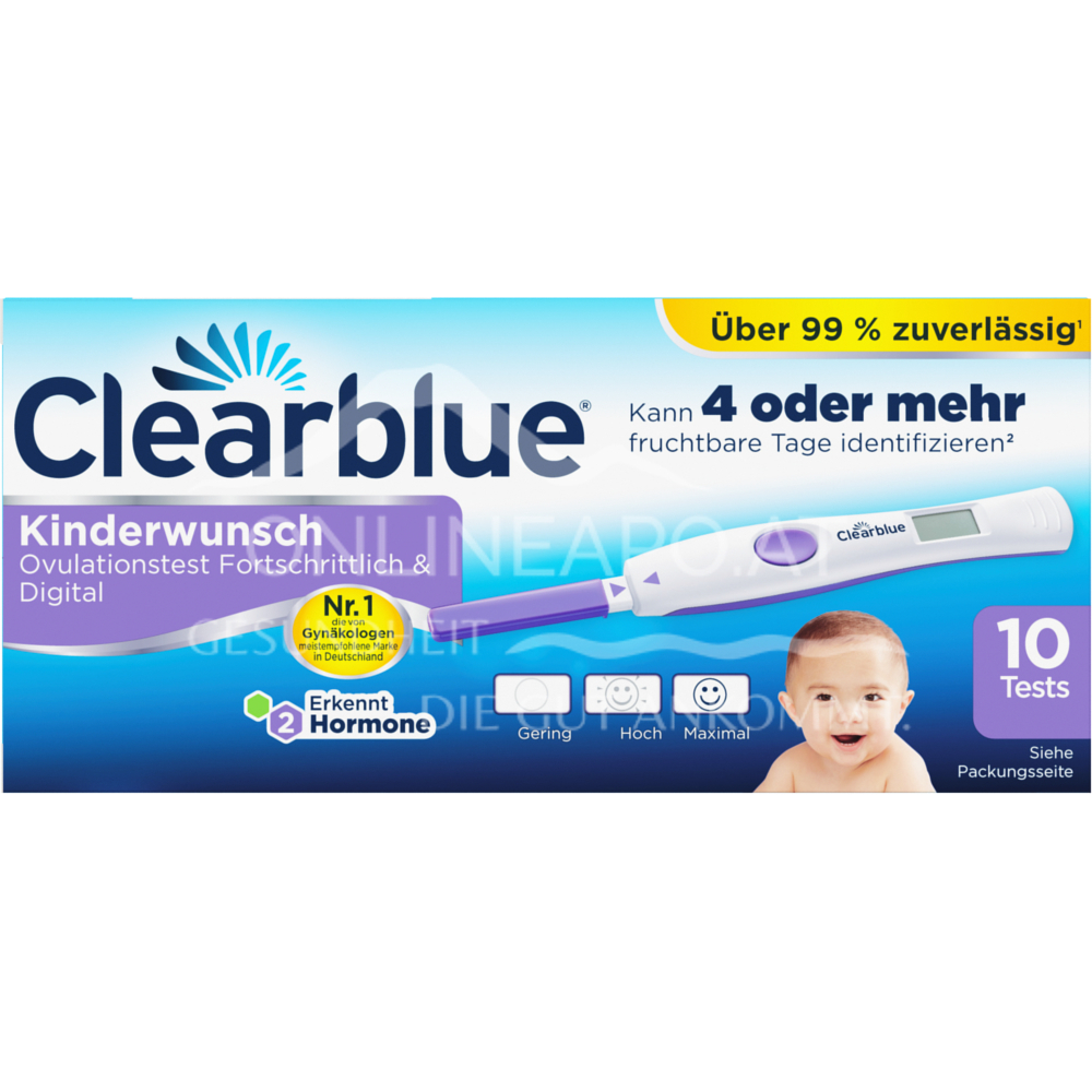 Clearblue Ovulationstest Fortschrittlich & Digital