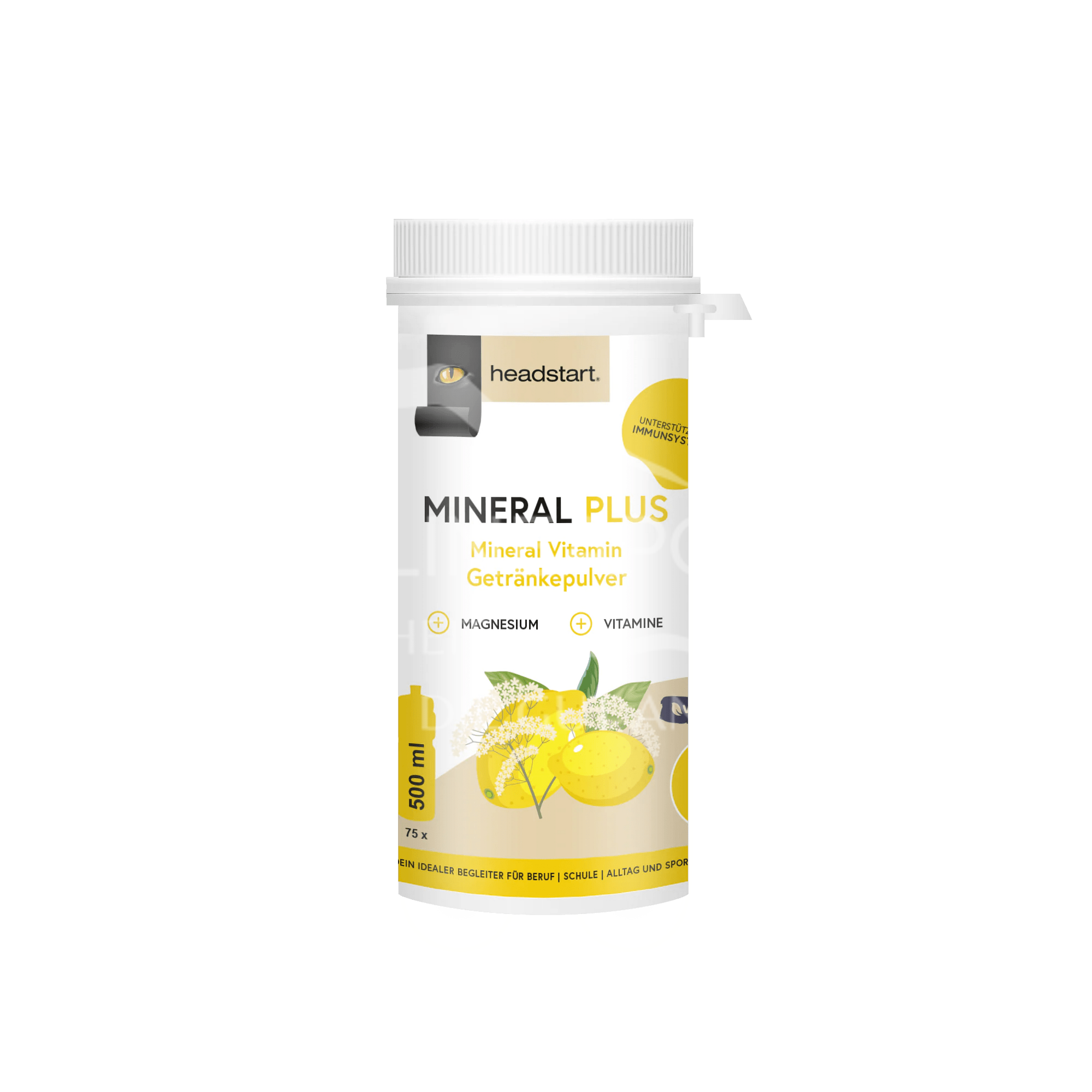 headstart MINERAL PLUS Getränkepulver Holunderblüte-Zitrone