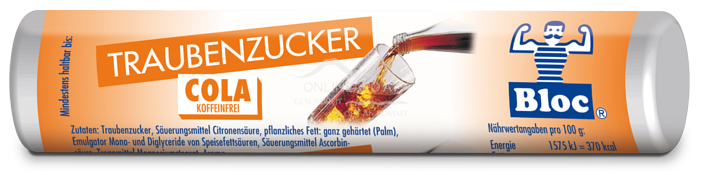 Bloc® Traubenzucker Rolle Cola
