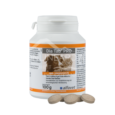 alfavet Dia Tab PRO Kautabletten für Hunde und Katzen