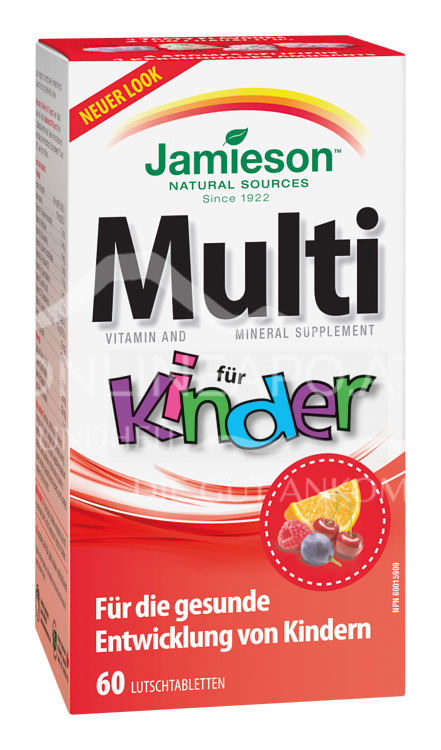 Jamieson Multivitamintabletten für Kinder mit Eisen Tabletten