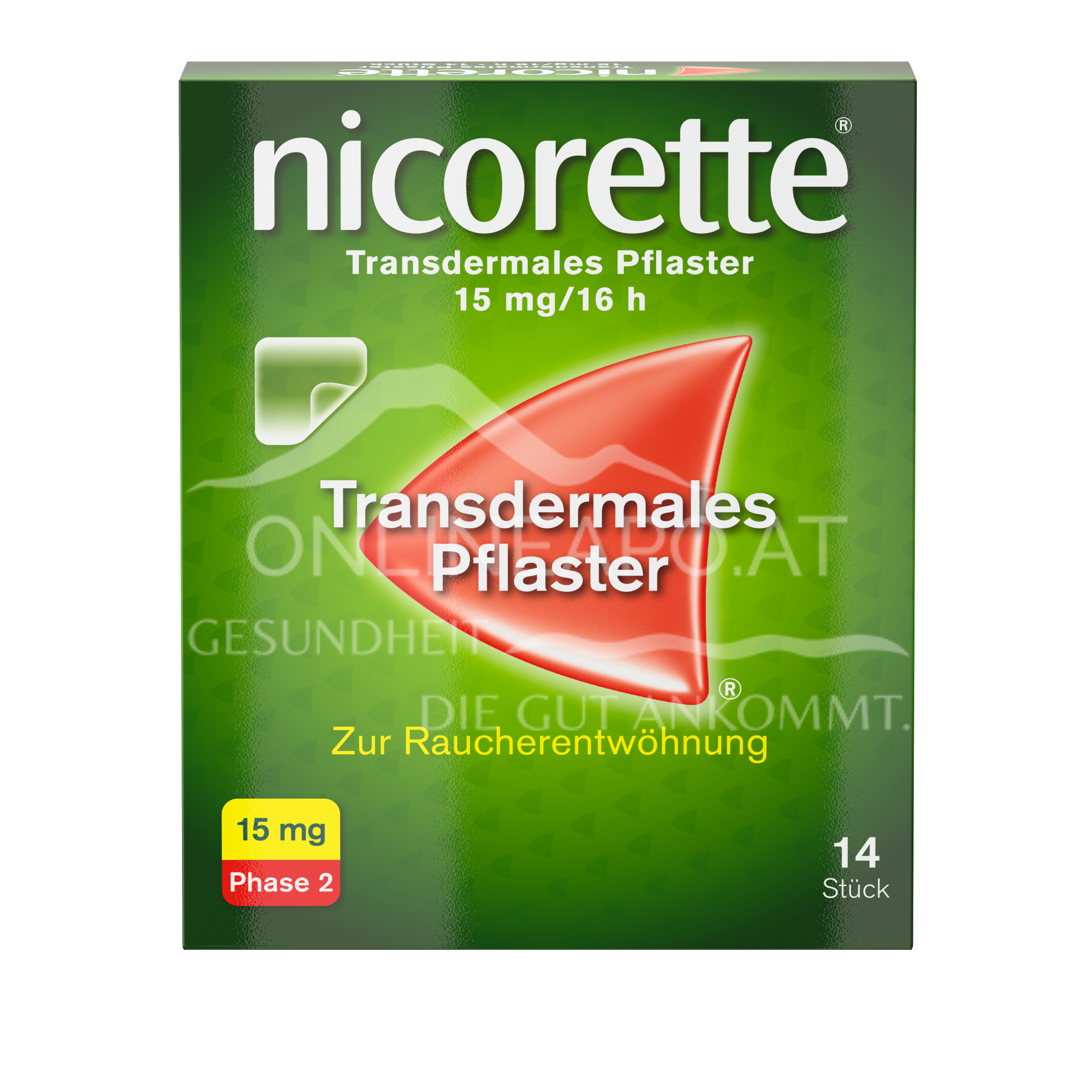 Nicorette 15 mg/16 h – transdermales Pflaster