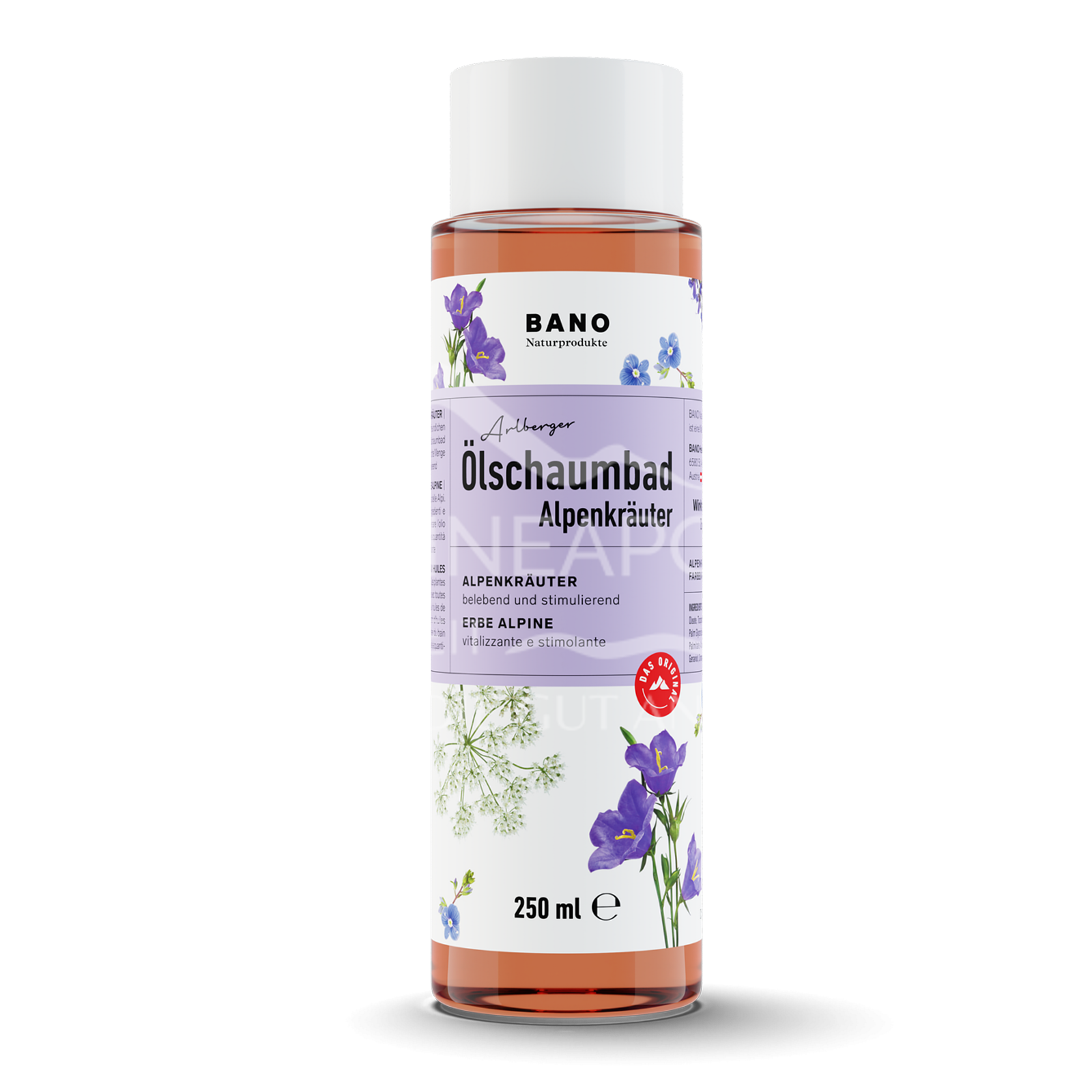 BANO Arlberger Ölschaumbad Alpenkräuter