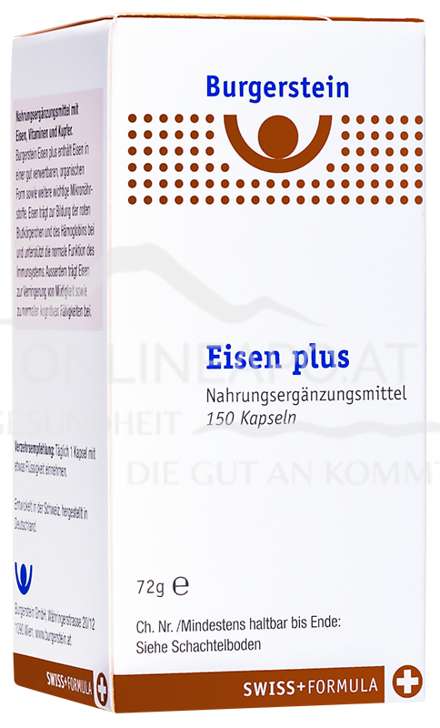 Burgerstein Eisen plus Kapseln
