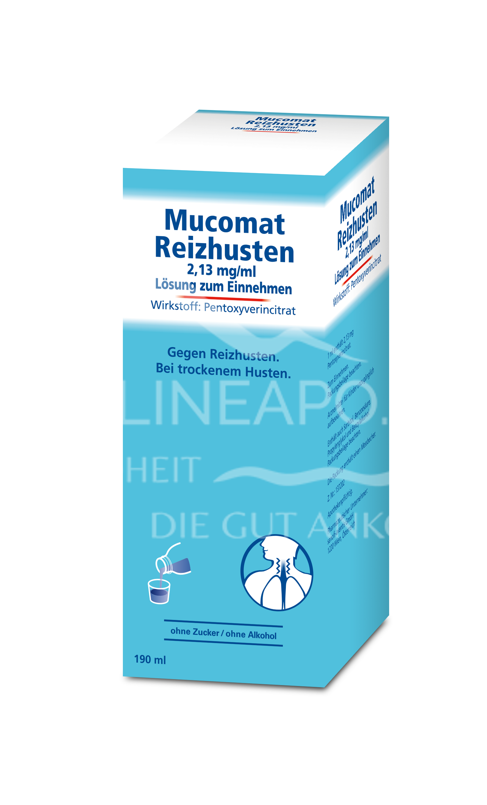 Mucomat Reizhusten 2,13 mg/ml Lösung zum Einnehmen