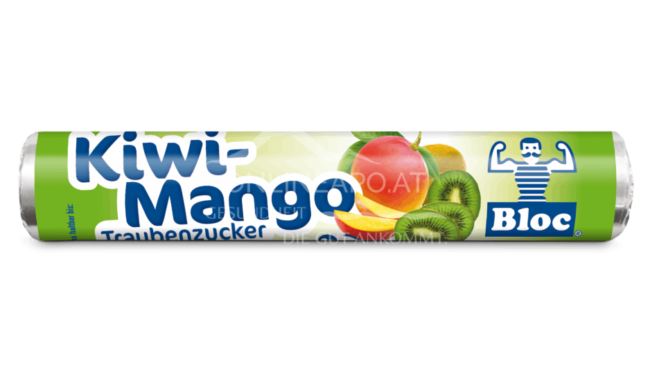 Bloc® Traubenzucker Rolle Kiwi-Mango